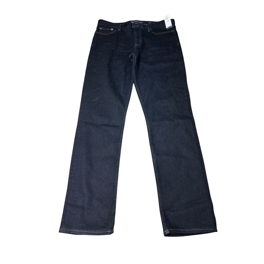 NWT Banana Republic Legacy Slim Fit Dark Indigo Jeans 36x36 Mens Denim‎
